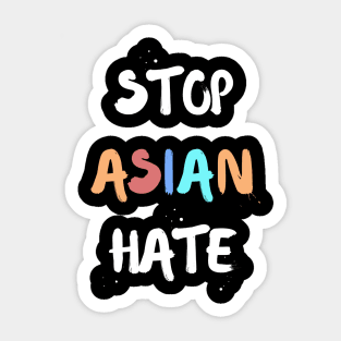 Stop Asian Hate Crimes AAPI Pacific Islanders Sticker